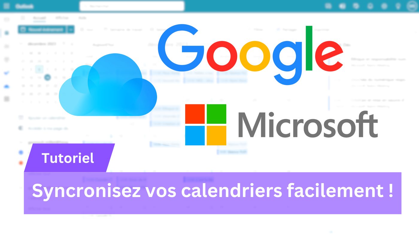 Lier son agenda personnel à Outlook en trois minutes
